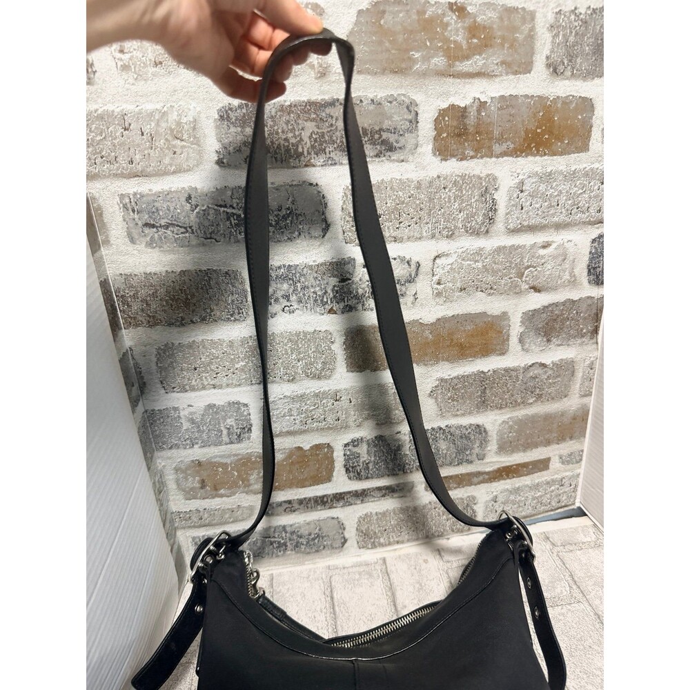 Vintage Coach Legacy Slim Duffle Bag Black #9188 - Picture 3 of 11